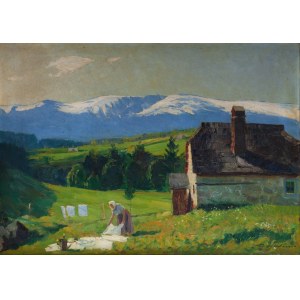 Artur Wasner (1887 - 1938 ), Hütte in den Alpen