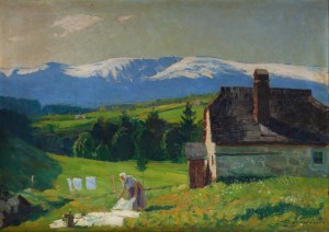 Artur Wasner (1887 - 1938 ), Chata w Alpach