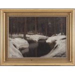 Roman Bratkowski (1869 Lviv - 1954 Wieliczka), Forest stream (March), 1915