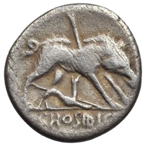 Hosidia, Caius Hosidius C.F.Geta 68 př.Kr., denár 68 př. Kr.
