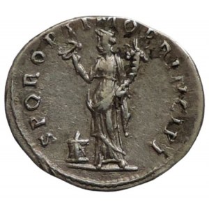 Traian 98-117, AR denár Rv: SPQR OPTIMO PRINCIPI