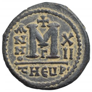 Mauricie Tiberius 583-602, AE follis