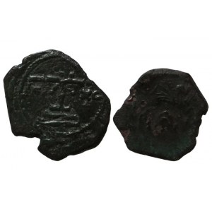 Basil III 976-1025, Constantin VIII. 1025-1028, 2x bronz blíže neurčený