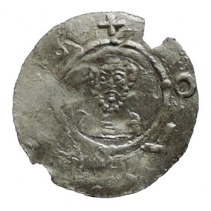 Bořivoj II., první vláda 1100-1107, denár Cach 413 2ks