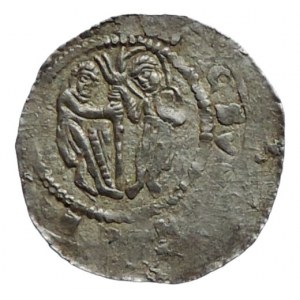 Vladislav II. 1140-1172, denár Cach 587 nep.ned.