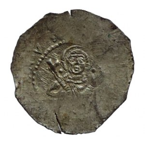 Bedřich, vláda 1179-1182, denár Cach 627