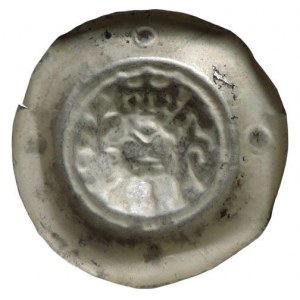 Václav I. 1230-1253 velký brakteát Cach 752var minc. Budyšín