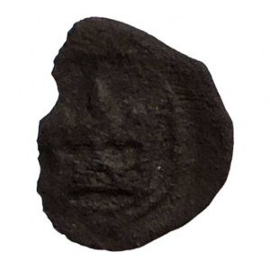 Husité 1422-1423, flútek - haléř s korunou
