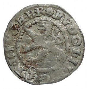 Rudolf II. 1576-1611, malý groš 1586 Kutná Hora-Šatný