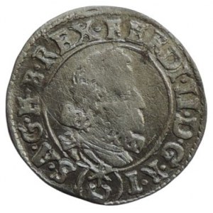 Ferdinand II. 1619-1637, 3 krejcar 1626 Praha-Hübmer