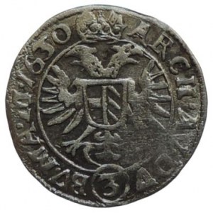 Ferdinand II. 1619-1637, 3 krejcar 1630 Praha-du Bois