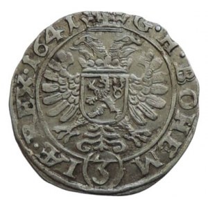 Ferdinand III. 1637-1657, 3 krejcar 1641 Kutná Hora-Geronis