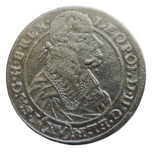 Leopold I. 1657-1705, XV krejcar 1663 GH Vratislav-Hübner