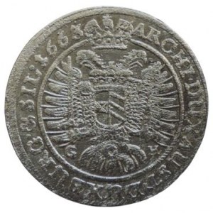 Leopold I. 1657-1705, XV krejcar 1663 GH Vratislav-Hübner