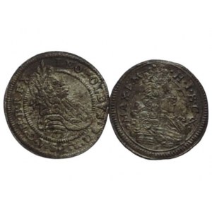 Leopold I. 1657-1705, 1 krejcar 1699 MMW Vratislav-Wackerl + Bavorsko