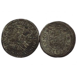 Leopold I. 1657-1705, 1 krejcar 1699 MMW Vratislav-Wackerl + Bavorsko