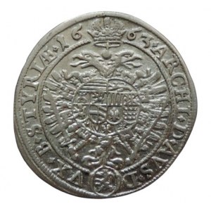 Leopold I. 1657-1705, XV krejcar 1663 Graz