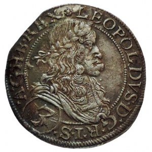 Leopold I. 1657-1705, 3 krejcar 1669 Vídeň-Faber