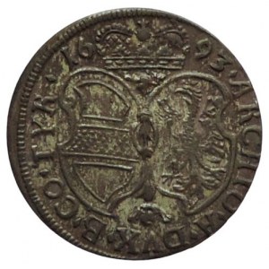 Leopold I. 1657-1705, 3 krejcar 1693 Hall