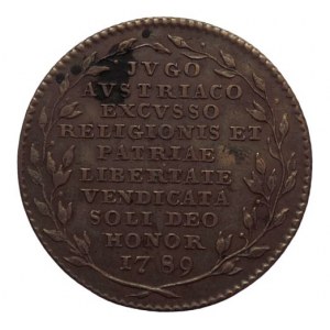 Belgické povstání 1789-1790, Cu žeton 1790 Flandry