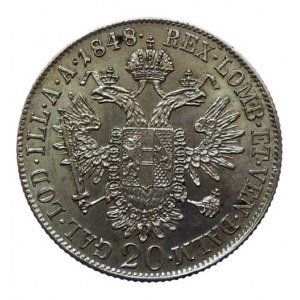 Ferdinand V. 1835-1848, 20 krejcar 1848 A