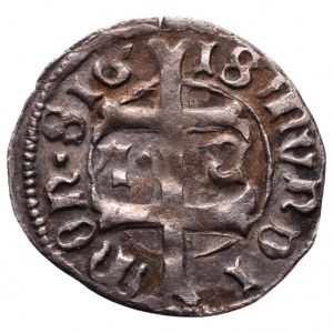 Zikmund Lucemburský 1387-1437, denár B-.L