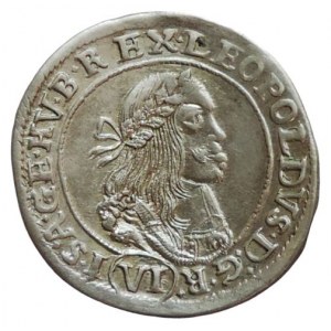 Leopold I. 1657-1705, VI krejcar 1670 KB válcovaný