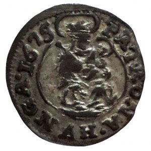Leopold I. 1657-1705, denár 1675 KB
