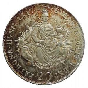 Ferdinand V. 1835-1848, 20 krejcar 1847 B