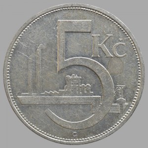 ČSR 1918-1938, 5 Kč 1931