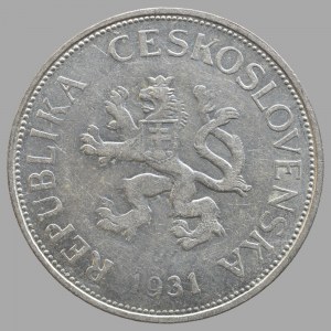 ČSR 1918-1938, 5 Kč 1931