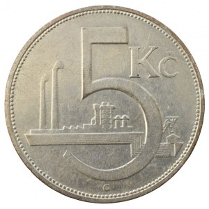 ČSR 1918-1938, 5 Kč 1932