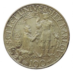 ČSR 1945-1992, 100 Kč 1948 Univerzita Karlova