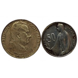 ČSR 1945-1992, 100 Kč 1951 Gottwald + 50 Kč 1947 SNP 2ks