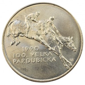 ČSR 1945-1992, 100 Kč 1990 Velká Pardubická