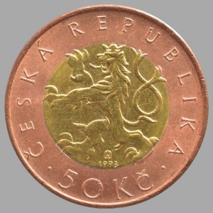 ČSR 1945-1992, 50 Kč 1993