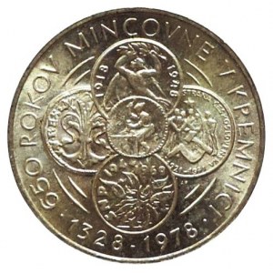 ČSR 1945-1992, 50 Kč 1978 Kremnica 650 let
