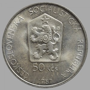ČSR 1945-1992, 50 Kč 1987 - Kůň Převalského