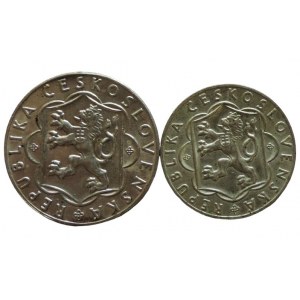 ČSR 1945-1992, 25Kč + 10Kč 1954 výročí SNP 2ks