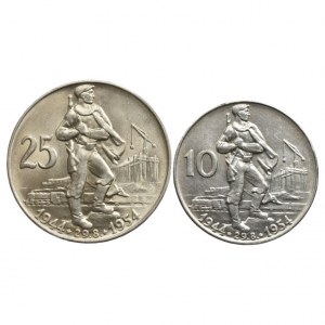 ČSR 1945-1992, 25 Kč 1954 SNP+ 10 Kč 1954 SNP