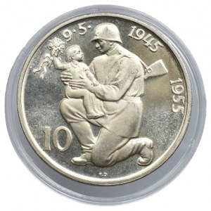 ČSR 1945-1992, 10 Kč 1955 - 10. výr. osvobození