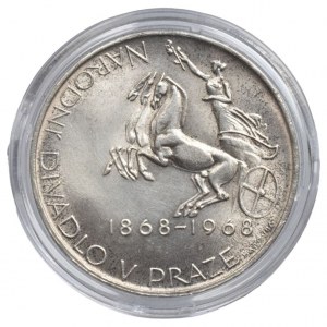 ČSR 1945-1992, 10 Kč 1968 Národní divadlo