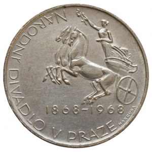 ČSR 1945-1992, 10 Kč 1968 Národní divadlo