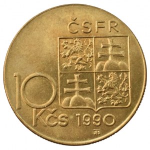 ČSR 1945-1992, 10 Kč 1990 TGM - RONAI