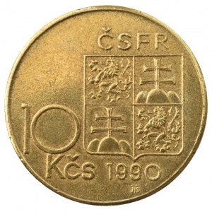 ČSR 1945-1992, 10 Kč 1990