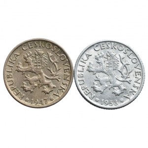 ČSR 1945-1992, 1 Kč 1947 Ni