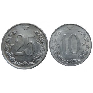 ČSR 1945-1992, 25 hal 1963 0/0 + 10 hal 1964 RL 2ks