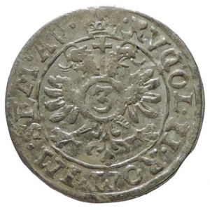 Hanau Lichtenberg, Johann Reinhard 1599-1625, 3 krejcar b.l. s titl. Rudolfa II. SJ 2219/1091