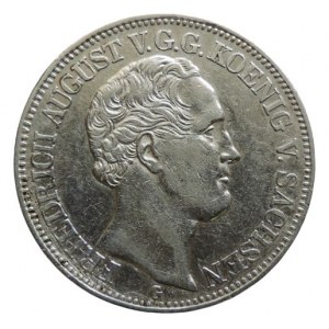 Sasko-Albertinská linie, Fridrich August II. 1836-1854, tolar konvenční 1842 G KM.1148