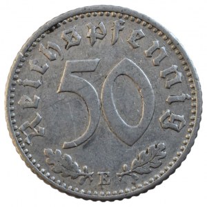 NĚMECKO III. ŘÍŠE, 50 pfennig 1942 E